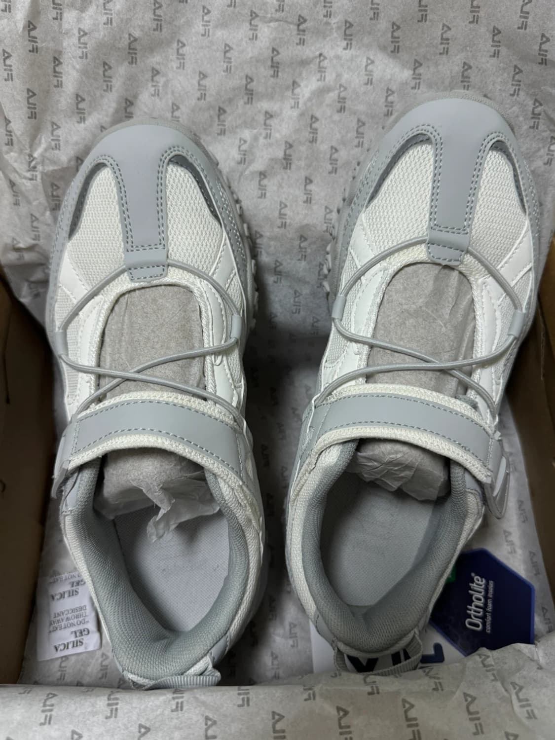 휠라 에샤페 벨크로 그레이 230 1회 착용 상품이미지4