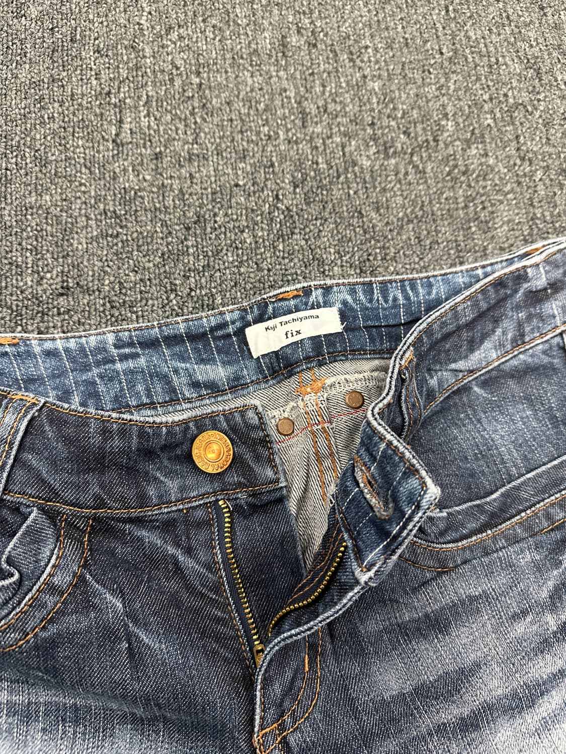 30) 재패니즈 빈티지 y2k 부츠컷 데님팬츠 상품이미지4