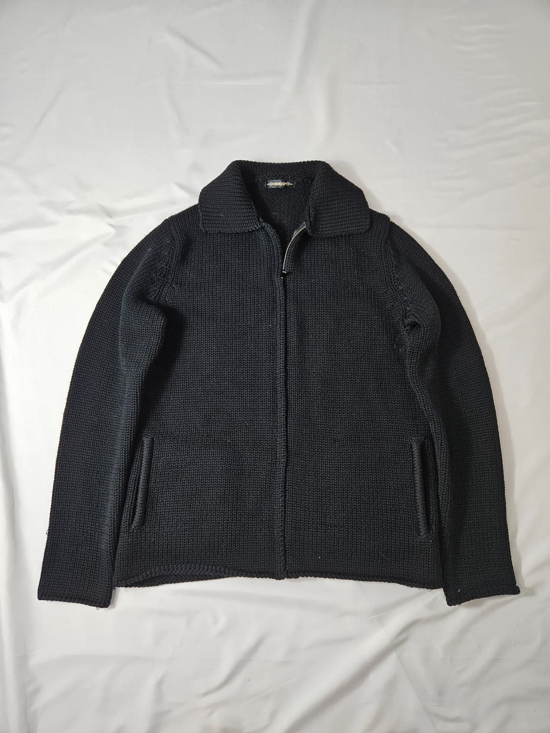 TIME 타임 여성 카라넥 니트집업 자켓 모 90 F 상품이미지1