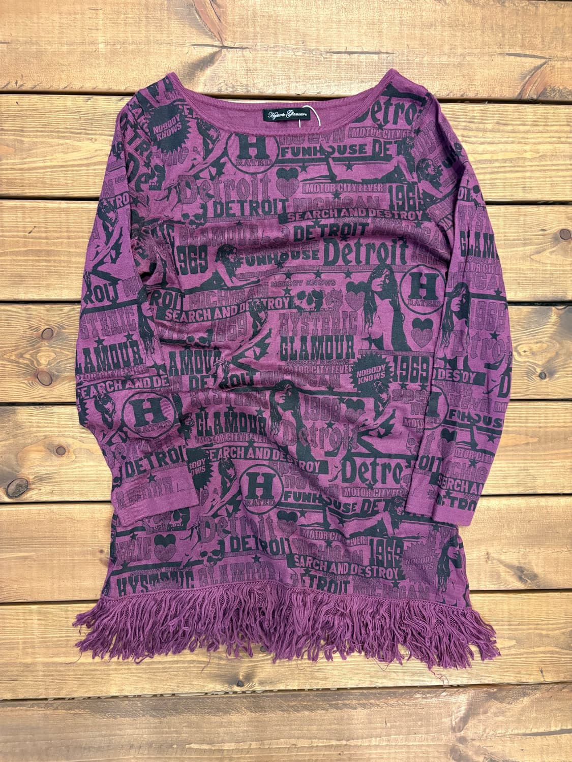 히스테릭글래머 테슬 롱슬리브 니트 상품이미지7