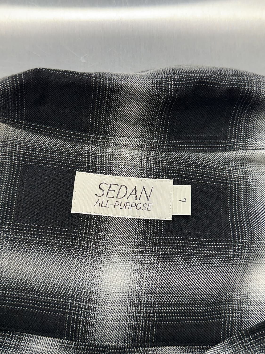 세단 올 퍼포즈 옴브레 체크 투 포켓 셔츠 상품이미지7