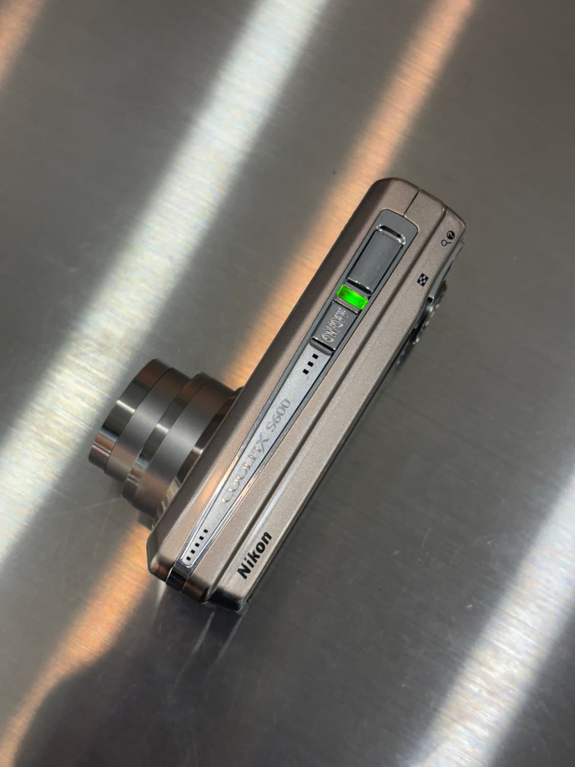 배터리2개/날짜표시)니콘 쿨픽스 S600 핑크골드 빈티지디카 상품이미지6