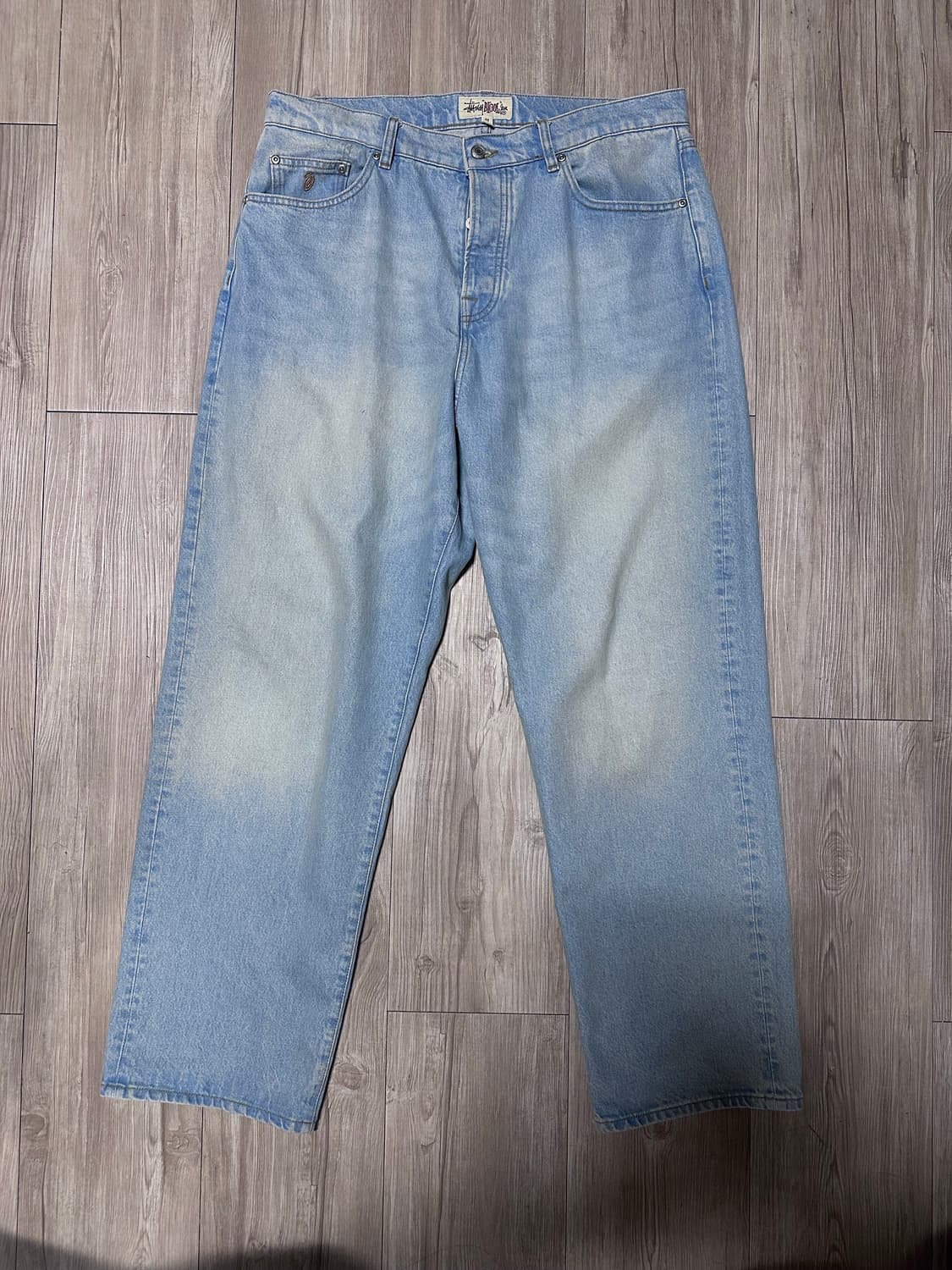 스투시 데님 빅 올 진 라이트 워시 34 상품이미지1