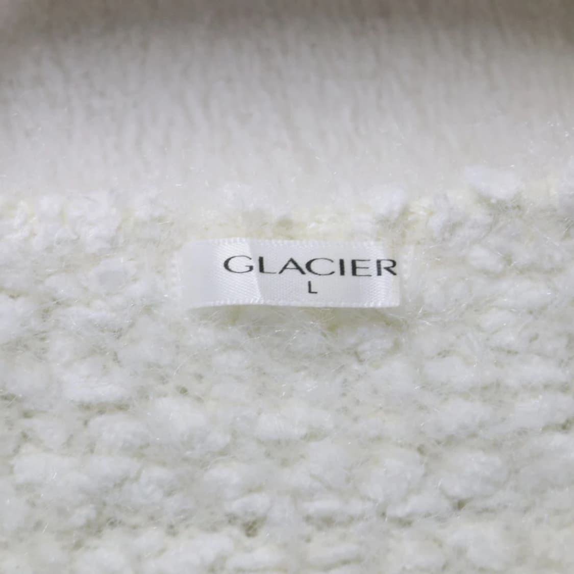 GLACIER 브이넥 뽀글이 니트 62457 상품이미지6