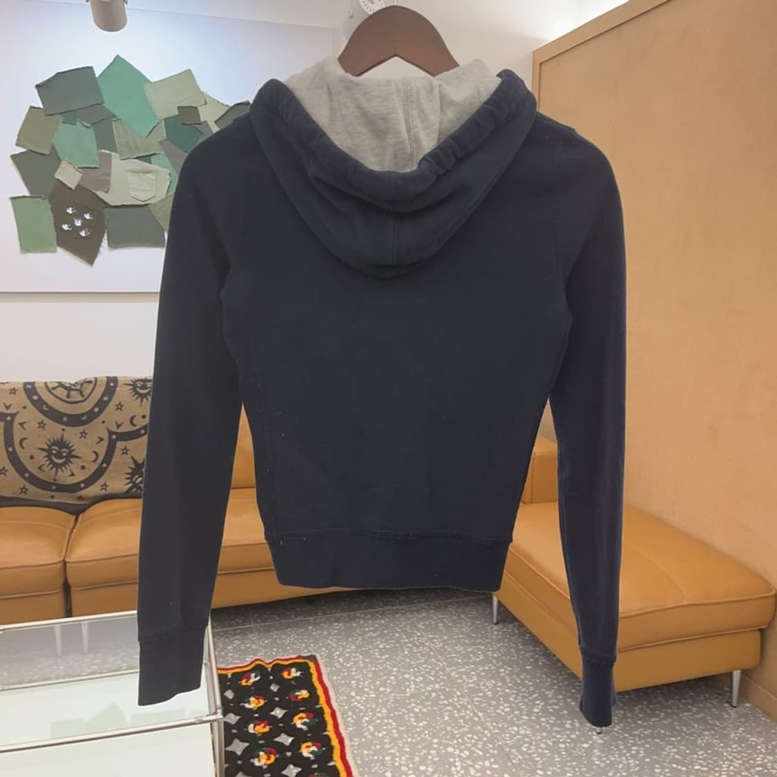 아베크롬비 올드스쿨 빈티지 슬림핏 후드집업 XS C07769 상품이미지4