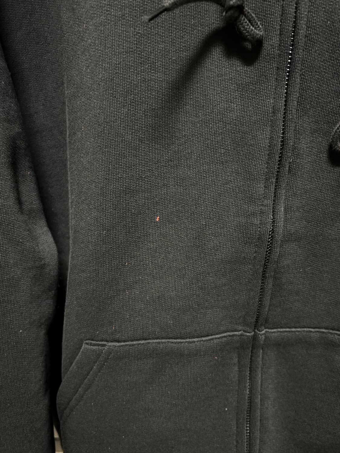 칼하트 WIP 하트 2 하트 후드 집업 블랙 상품이미지4