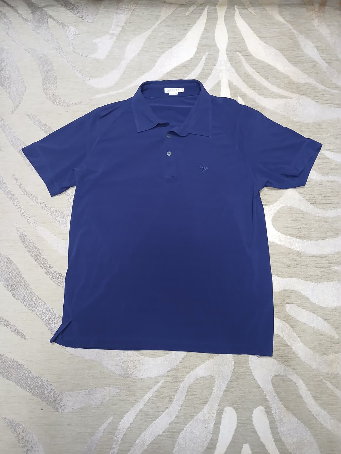 던롭 네이비 반팔 폴로티셔츠 LL 상품이미지1