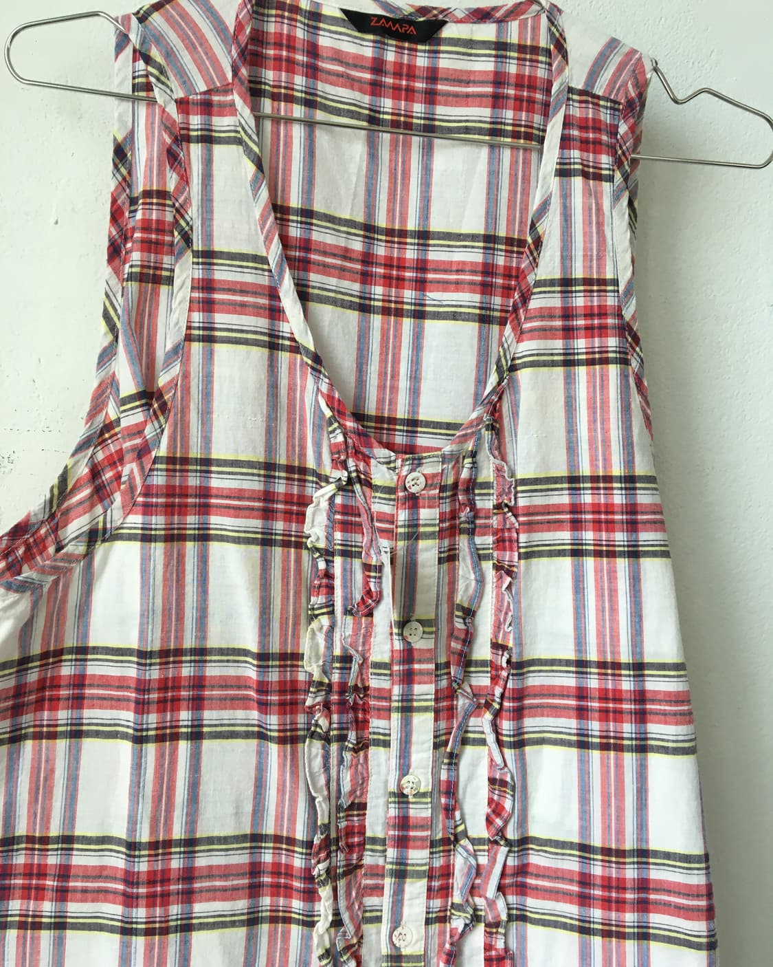 Check pattern sleeveless 상품이미지4