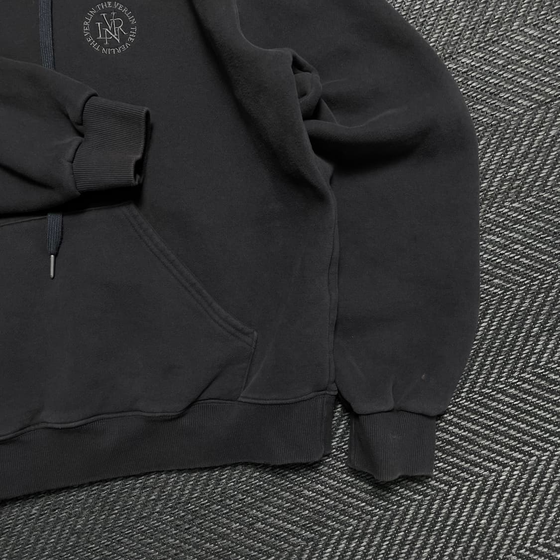 The verlin 자수 박시핏 스웻 후드 티셔츠y 5277 상품이미지3