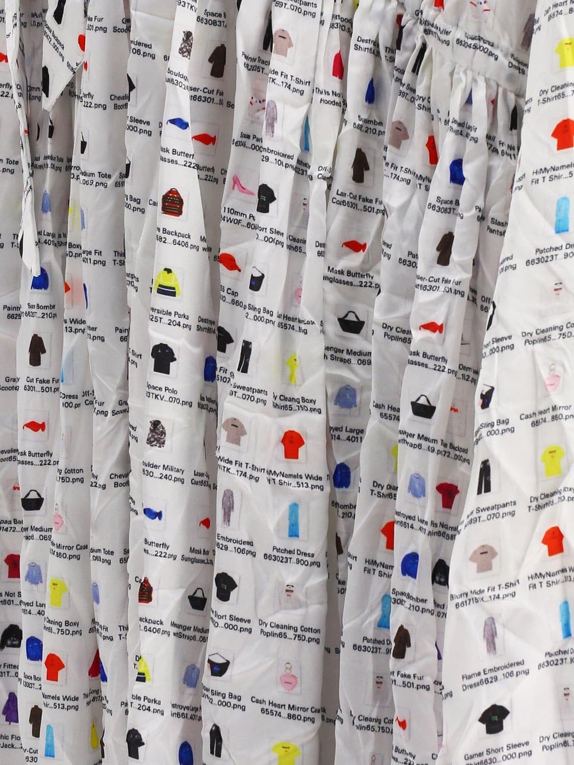 발렌시아가 그래픽 프린트 오버사이즈 드레스/원피스 상품이미지7