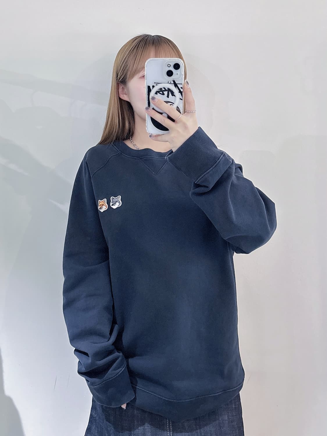 메종키츠네 더블 폭스 맨투맨 상품이미지2