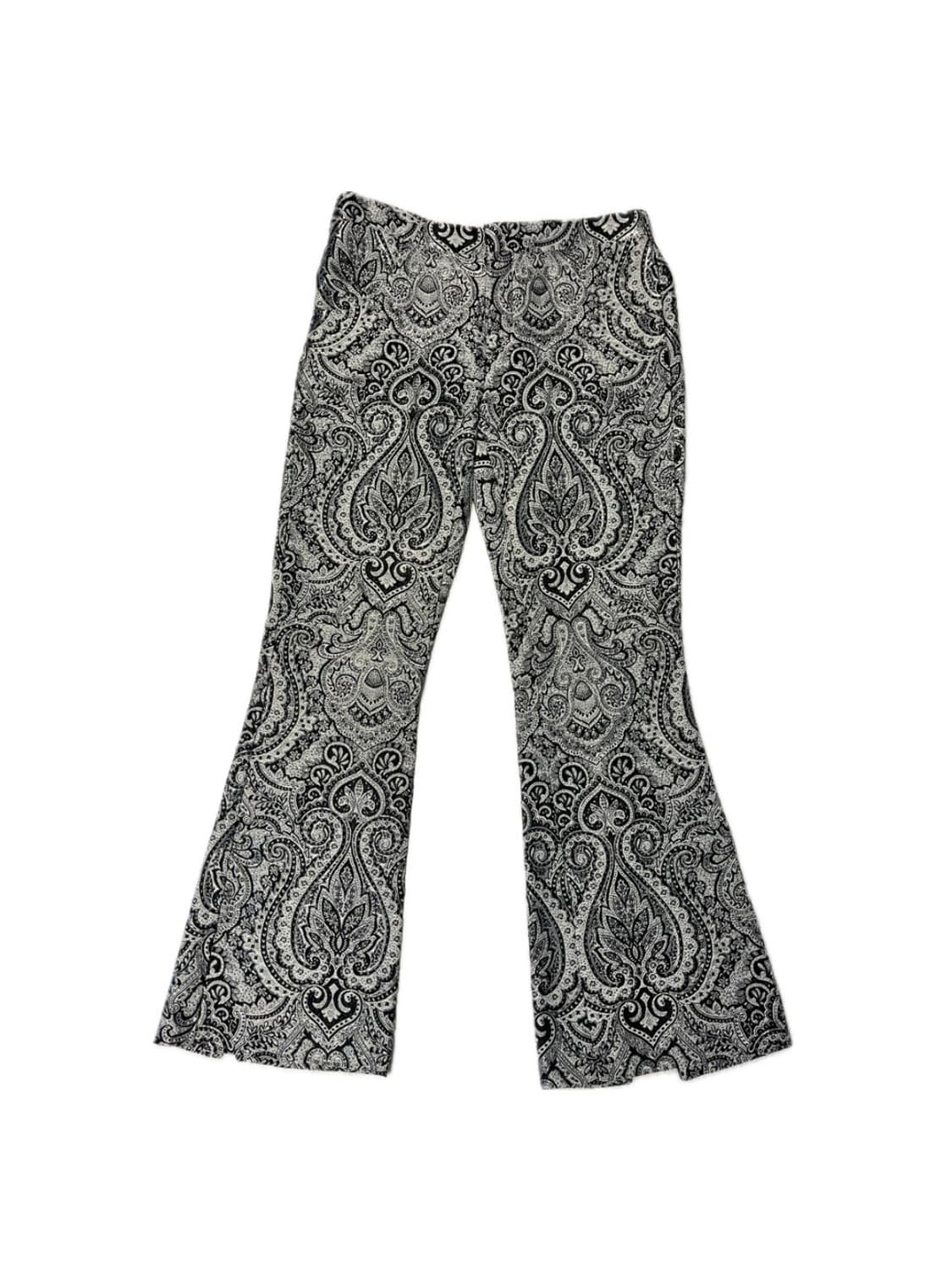 자라 자카드 부츠컷 뒷트임 팬츠 상품이미지1