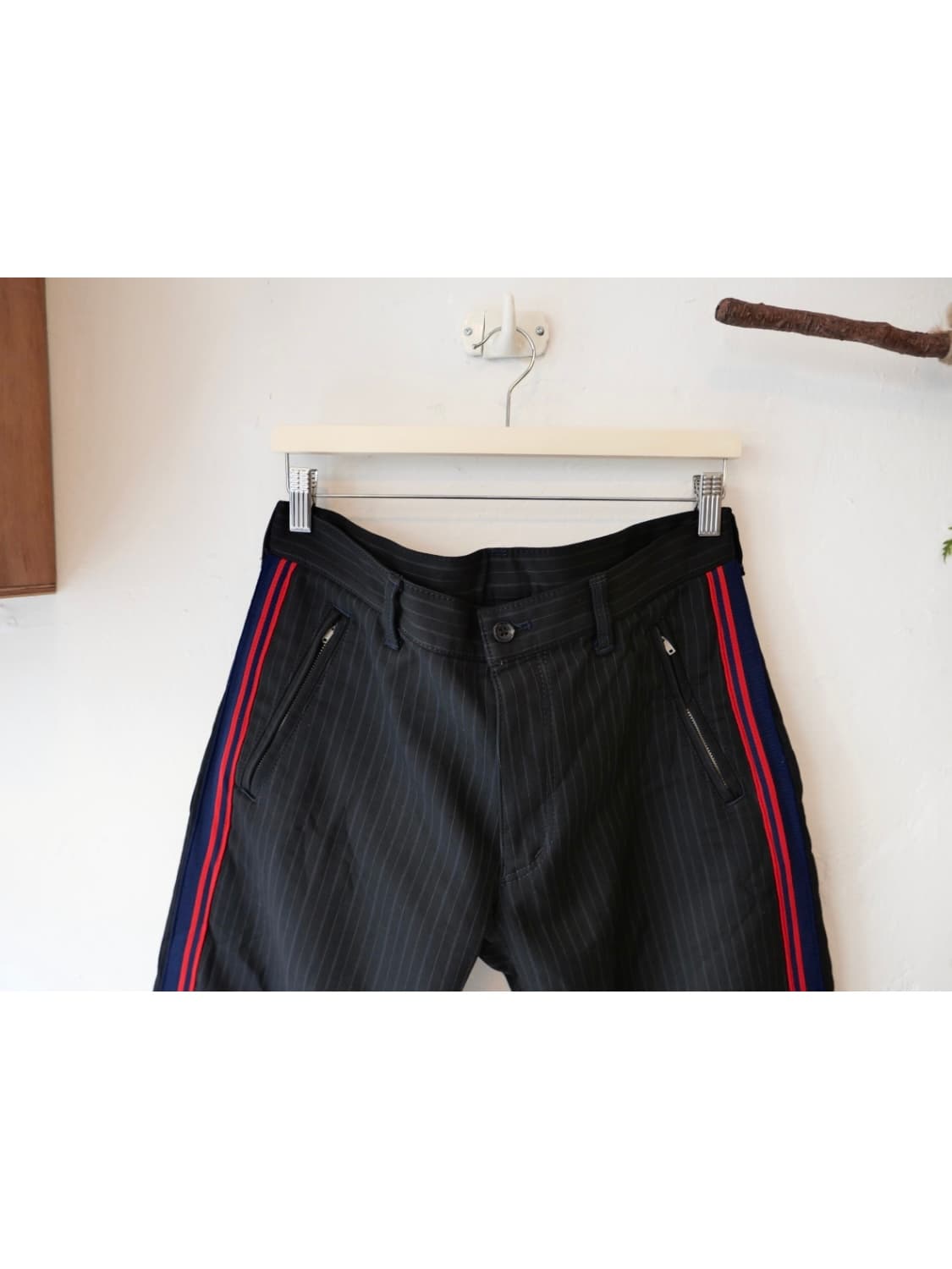 꼼데가르송 옴므 스트라이프 울 트라우저 상품이미지4