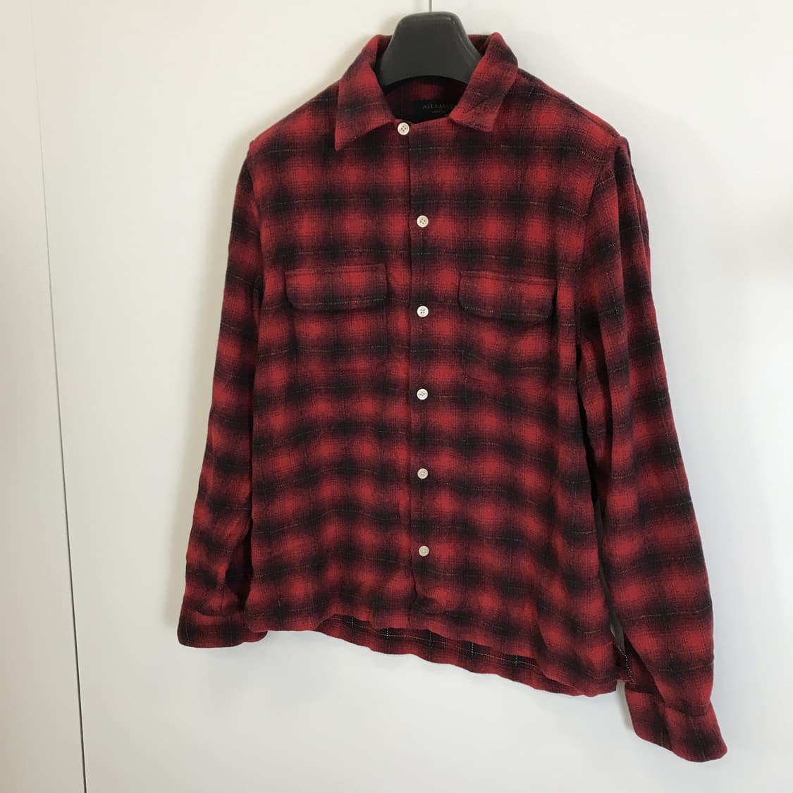 올세인츠 버팔로 플란넬 자수 울 모직셔츠 [M] 상품이미지2