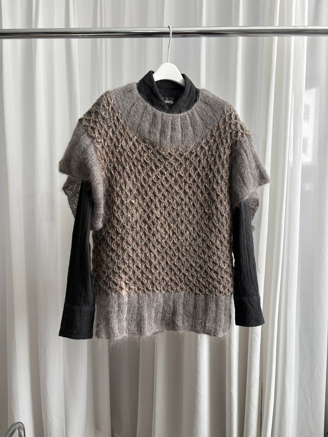 모헤어 니트 베스트 상품이미지1