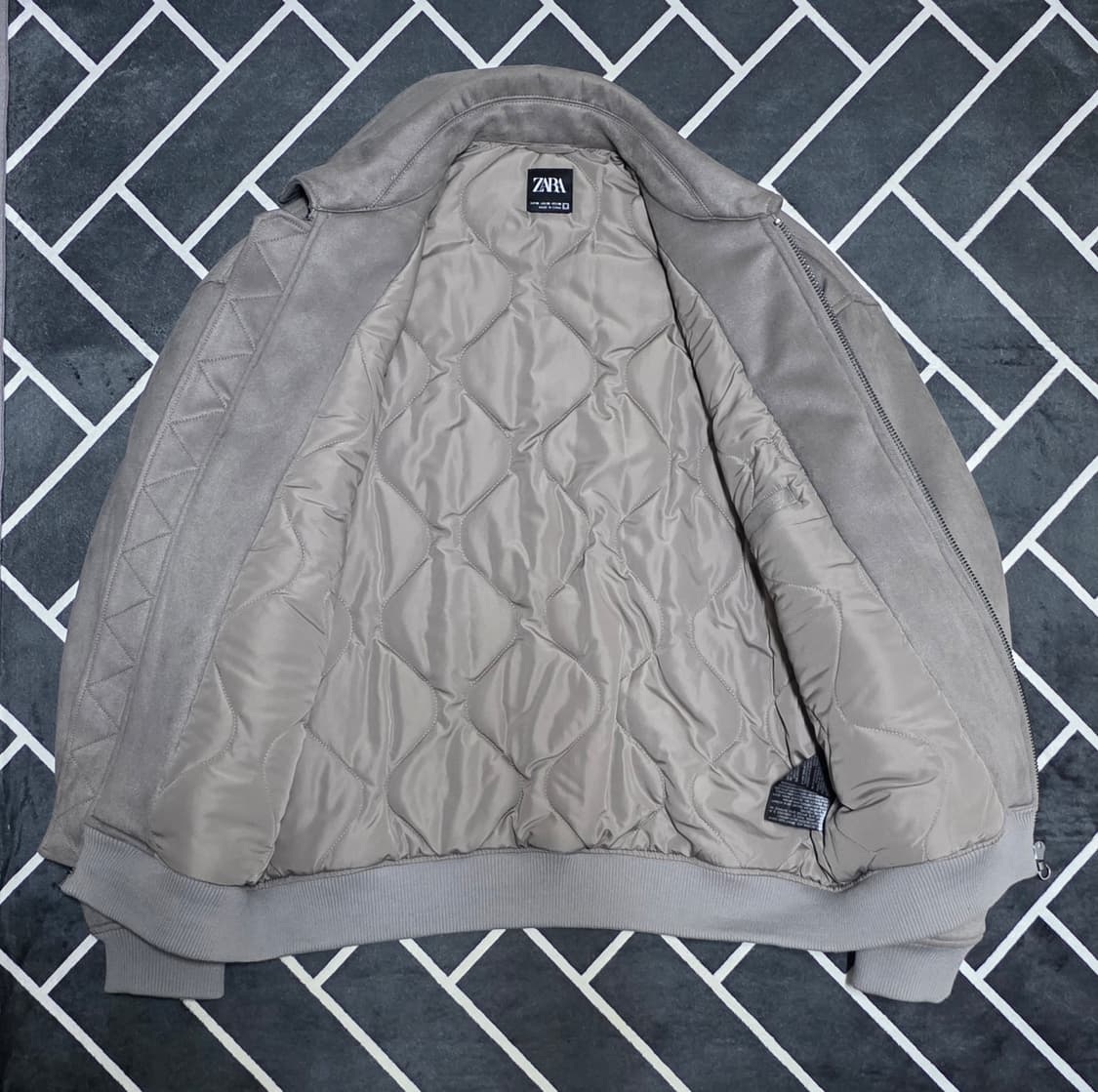 자라 울 캐시미어 자켓 스웨이드 자켓 일괄 판매합니다 상품이미지5