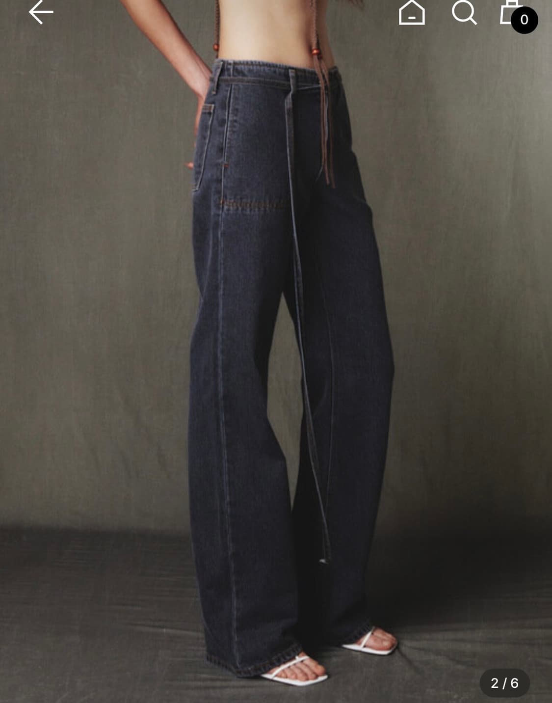 기준 치코 진 챠콜 데님 상품이미지2