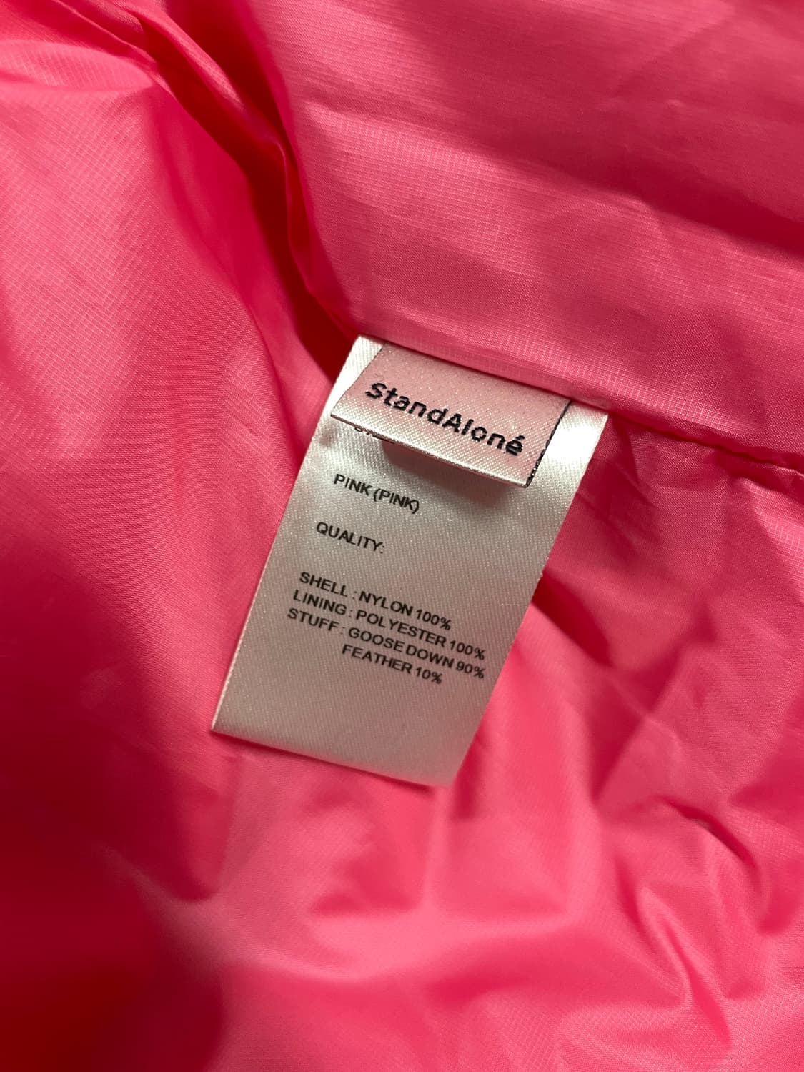 ecru 스탠드얼론 폴더블 구스패딩 상품이미지9