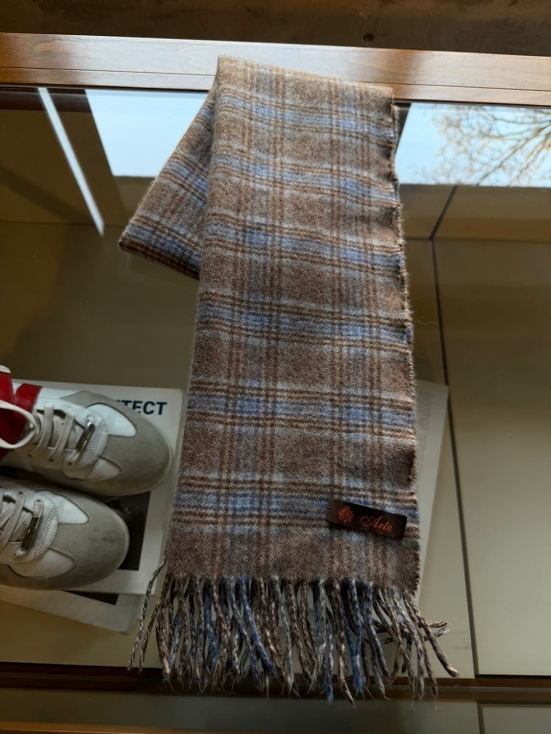 브리티쉬 캐시미어 울 머플러 상품이미지1