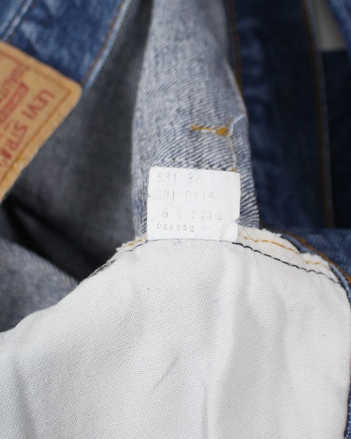 1984 USA 리바이스 501-0115 방축가공 데님 팬츠 빈티지 미제 상품이미지5