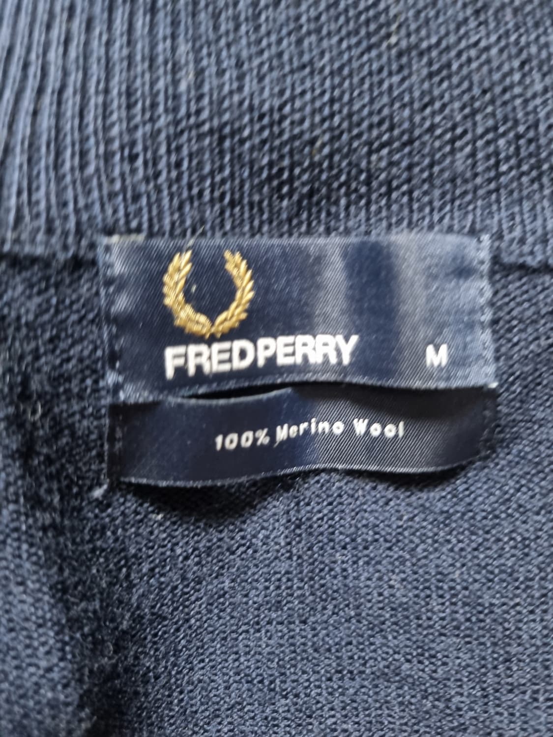 프레드페리 니트 집업 상품이미지3