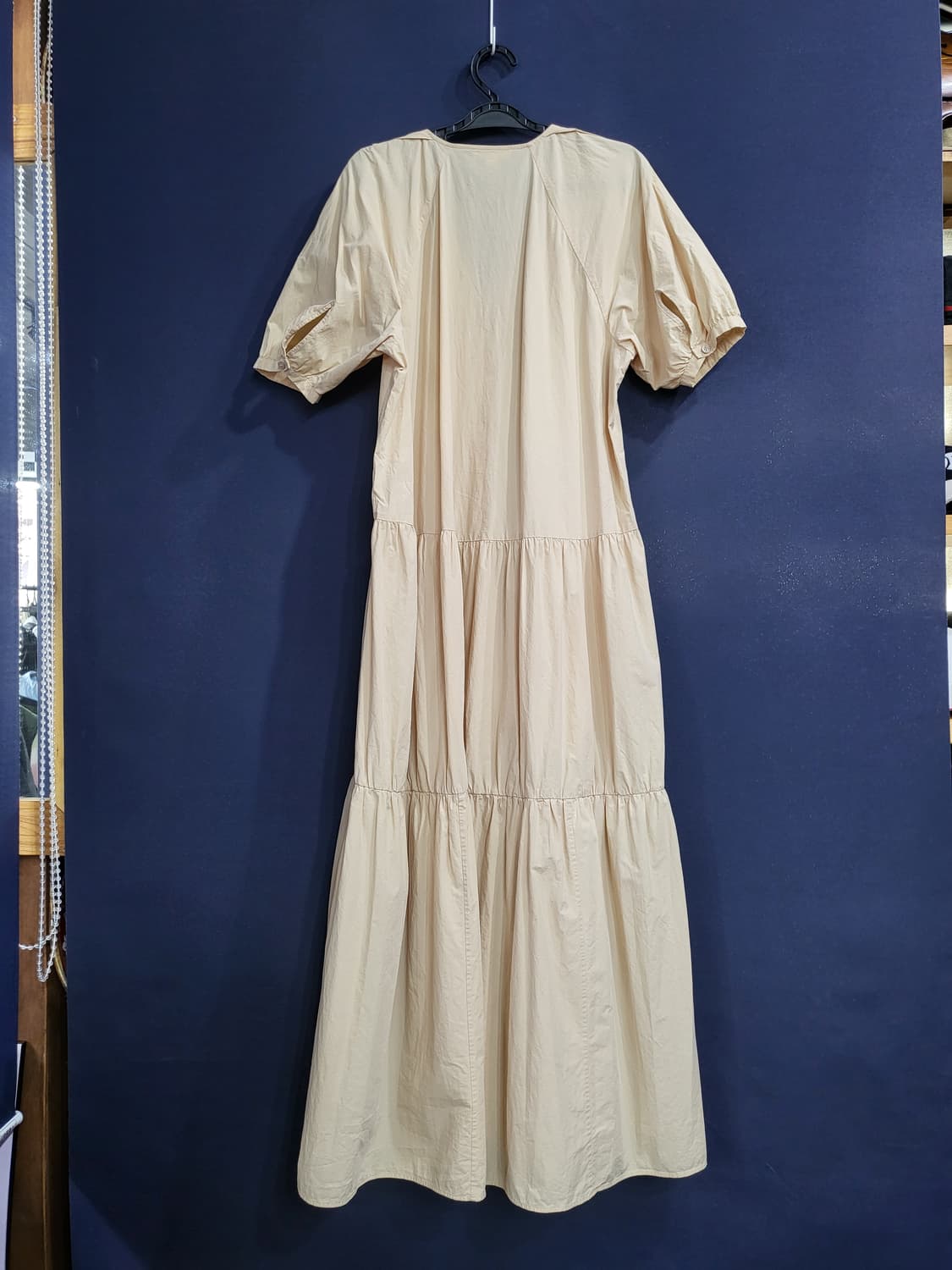 코스 코튼면 브이넥 롱원피스 상품이미지6