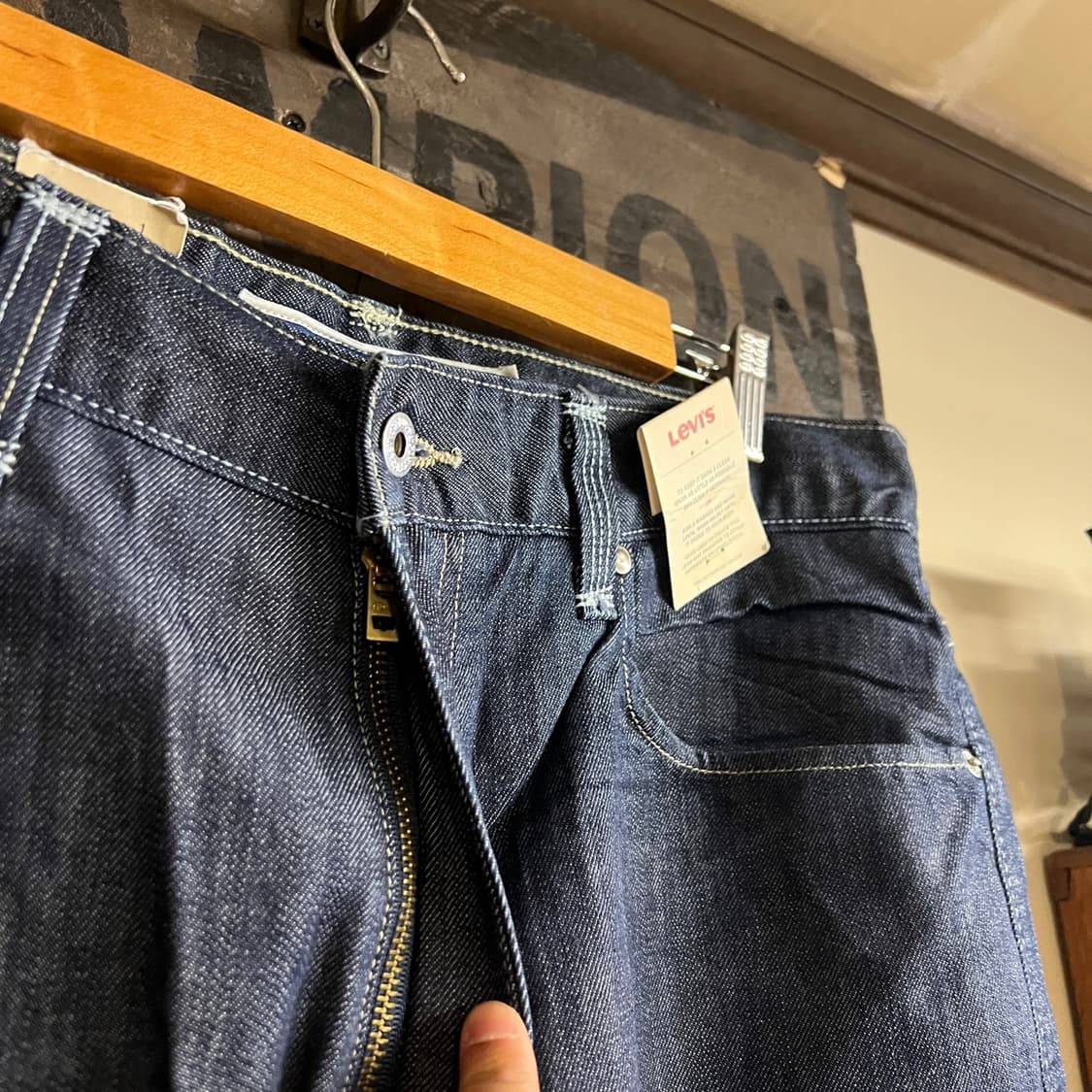 00's 리바이스 569 생지 34x30 Size Mexico 데드스탁 상품이미지4