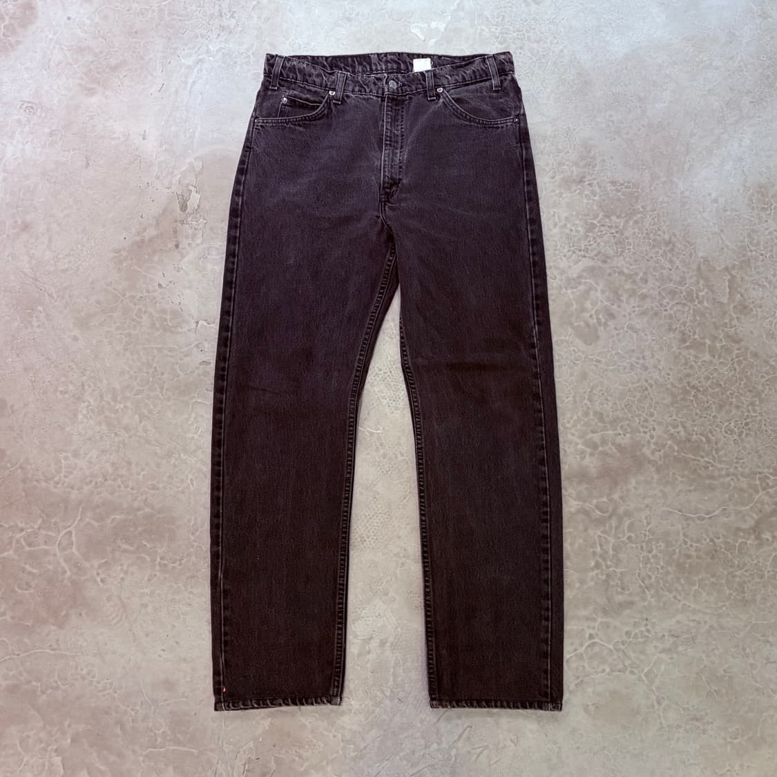 [36/32] USA 🇺🇸 리바이스 505 오렌지 탭 흑청 블랙 상품이미지1