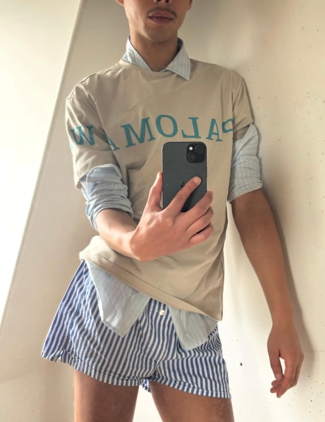 [S,M,L]팔로마울 Palo 티셔츠/베이지 상품이미지1