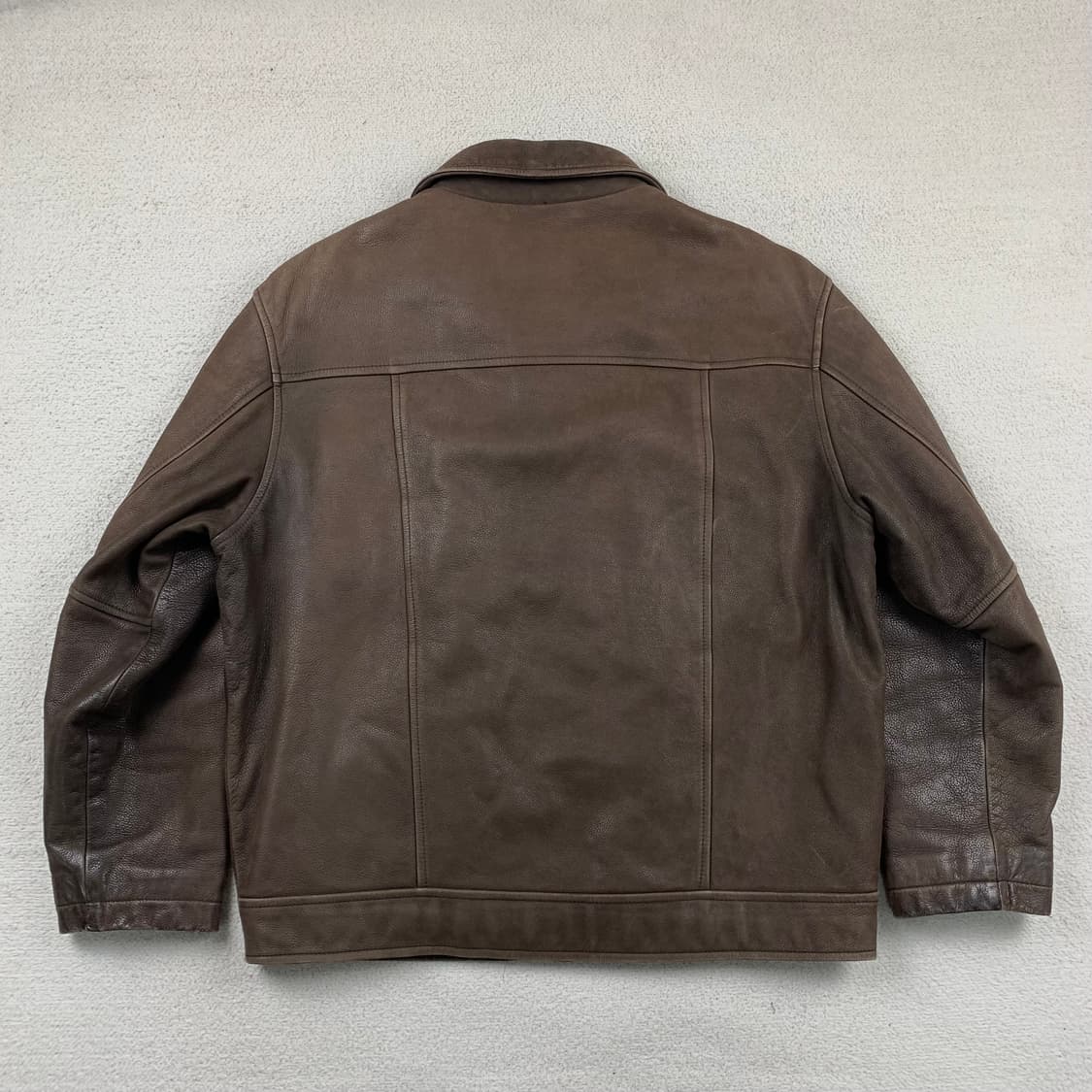 90‘s Lee 리 소가죽 싱글 레더자켓 브라운  상품이미지2