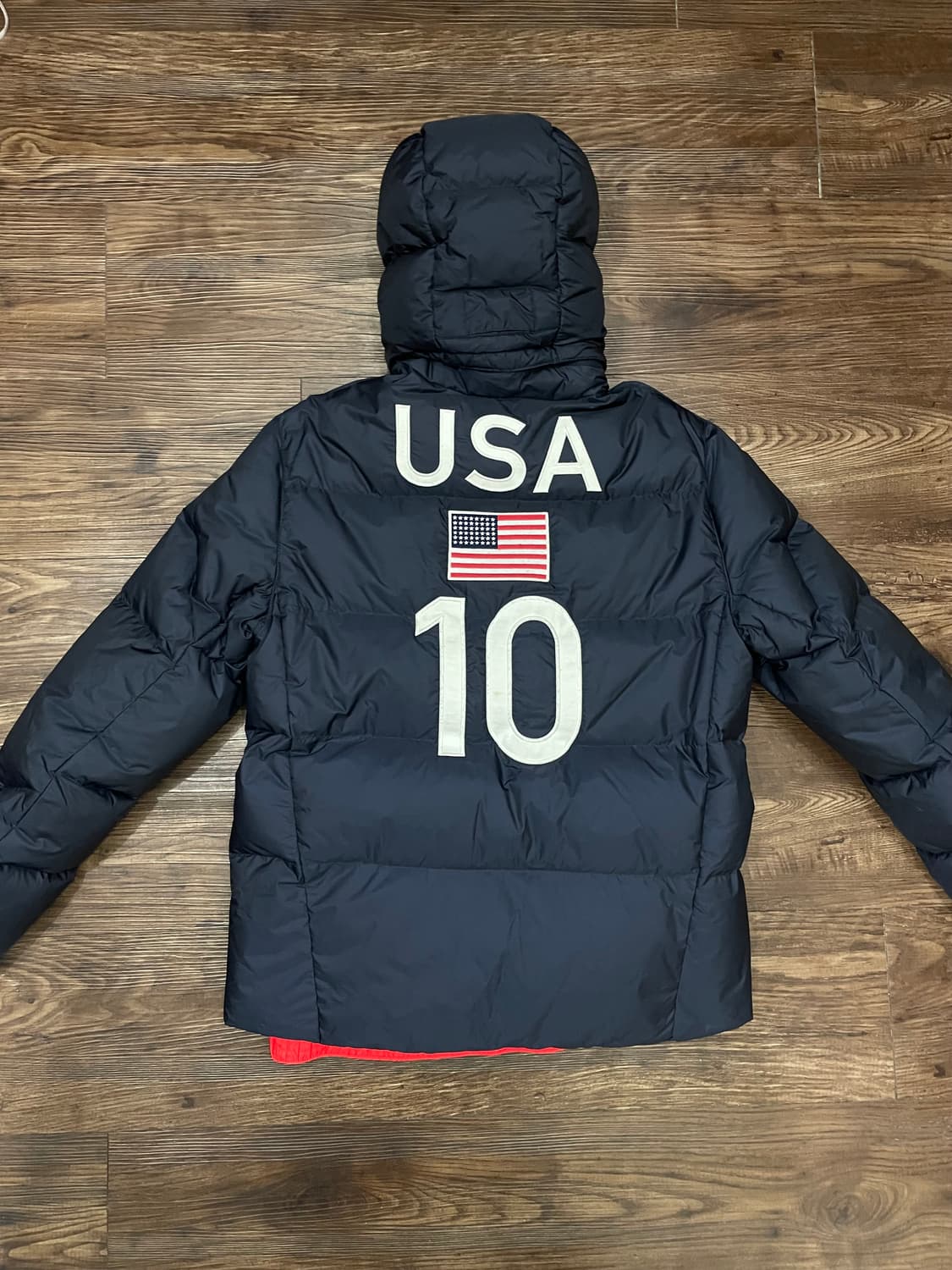 폴로 치프키프 빅포니 성조기 푸퍼 패딩 네이비 상품이미지9