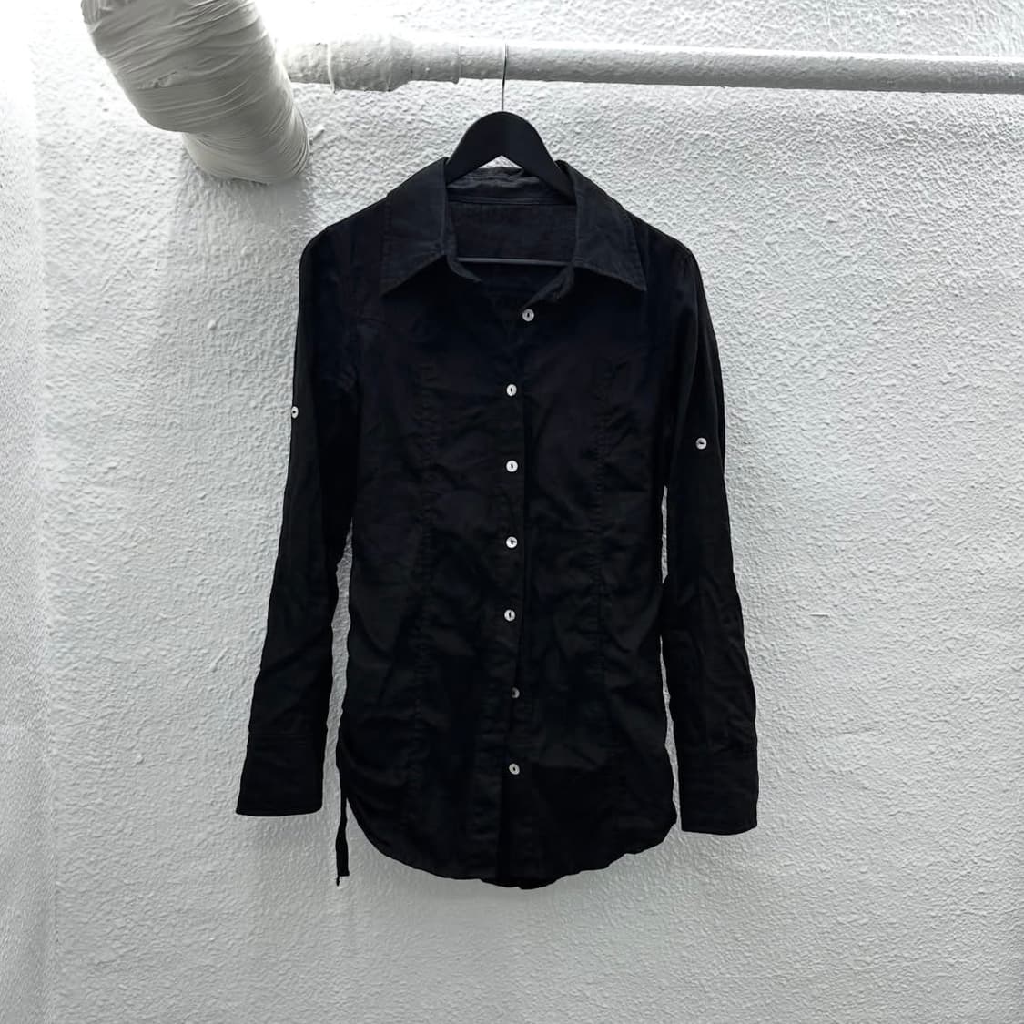 Edge line 00’s vkei shirring shirts 상품이미지4