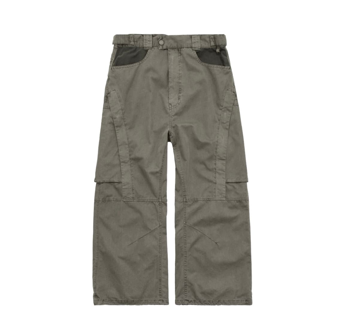 폴리테루 보더 팬츠 베이지 3사이즈 상품이미지1