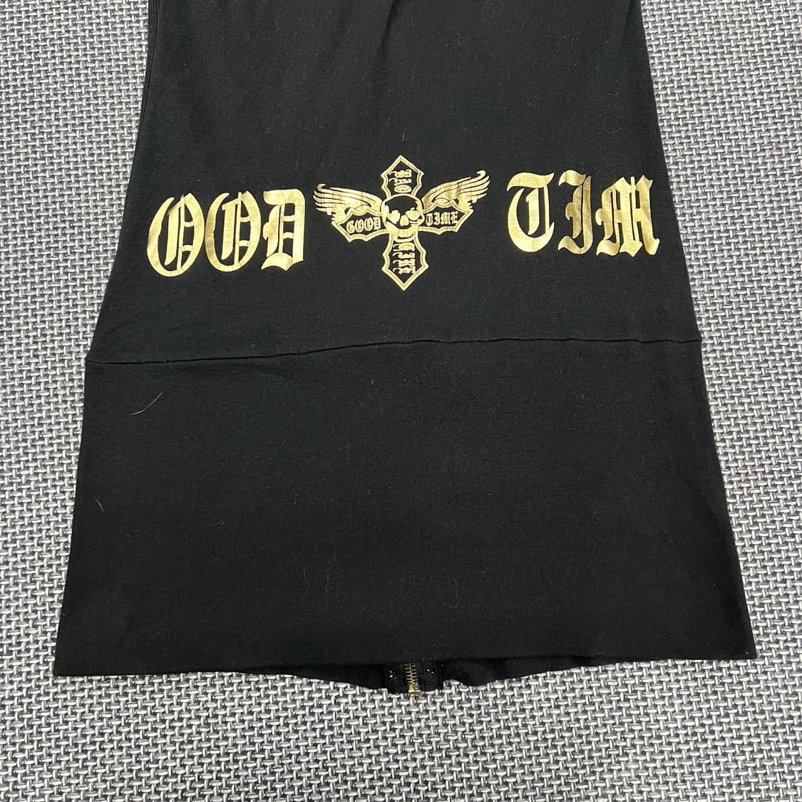 빈티지 펑크 갸루 스터드 롱 후드집업 상품이미지3