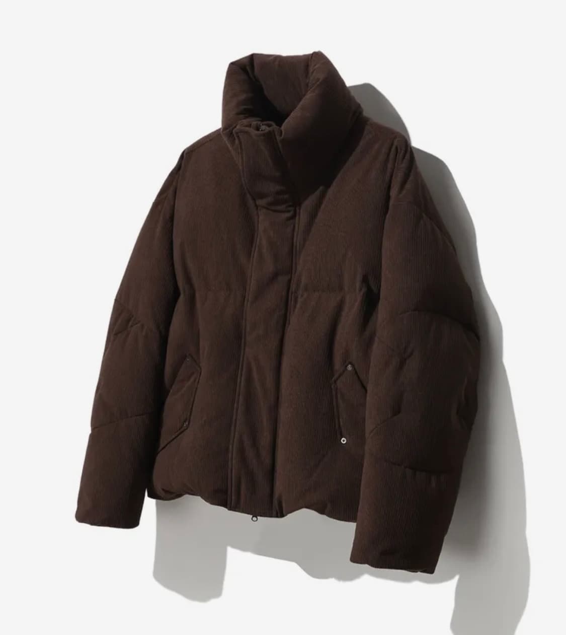 일꼬르소 유러피언 구스다운 코듀로이 패딩 (브라운) 상품이미지3