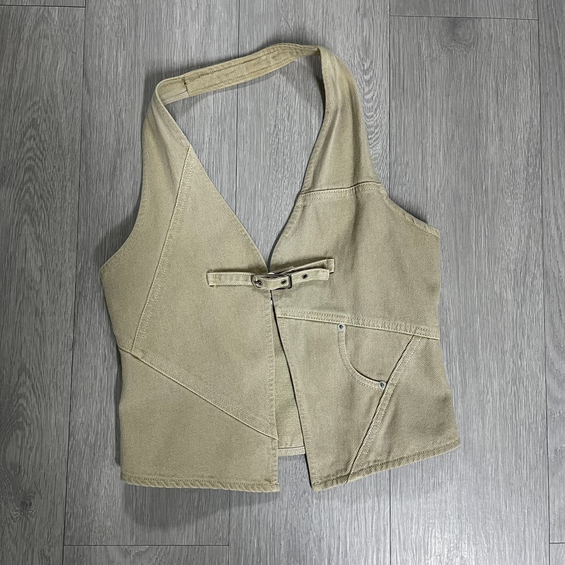 기마구아스 beverly vest beige s 상품이미지5