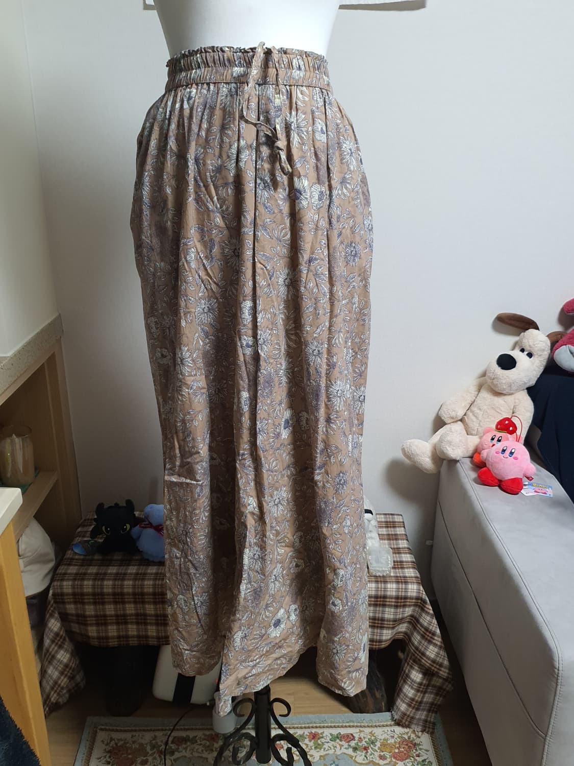 [빈티지] 플라워 패턴 롱 스커트 Free사이즈 상품이미지2