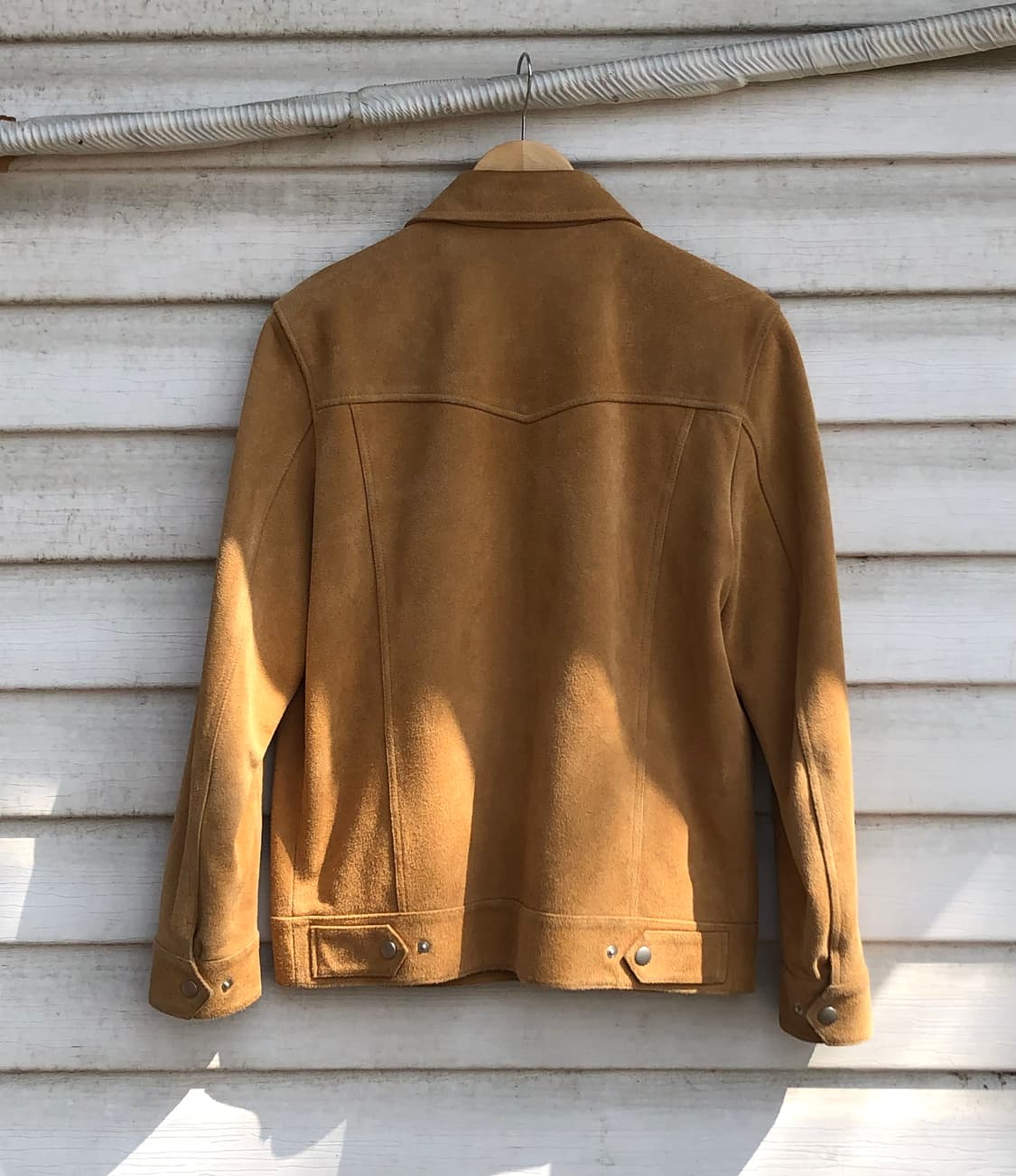 grand vision  카우하이드 레더 트러커자켓 상품이미지3