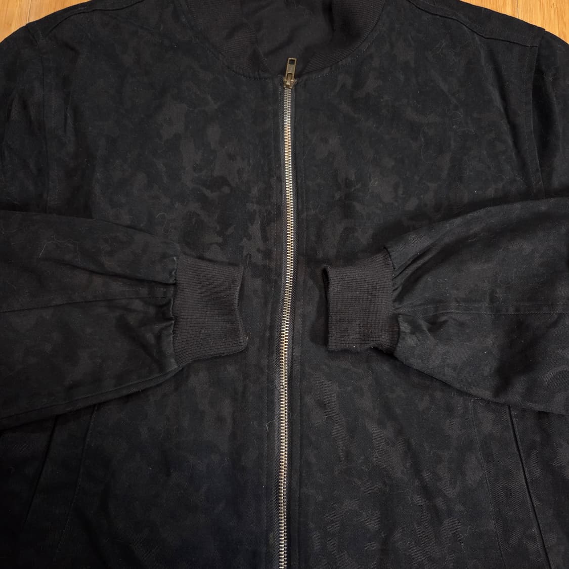 JPN 빈티지 패턴 블루종 자켓 (L)

 상품이미지2