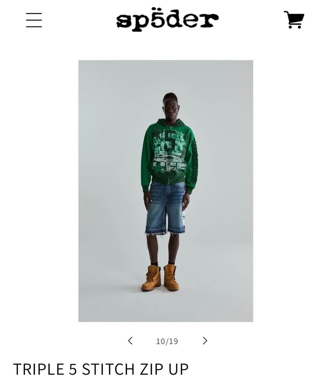 Sp5der hoodie M 상품이미지6