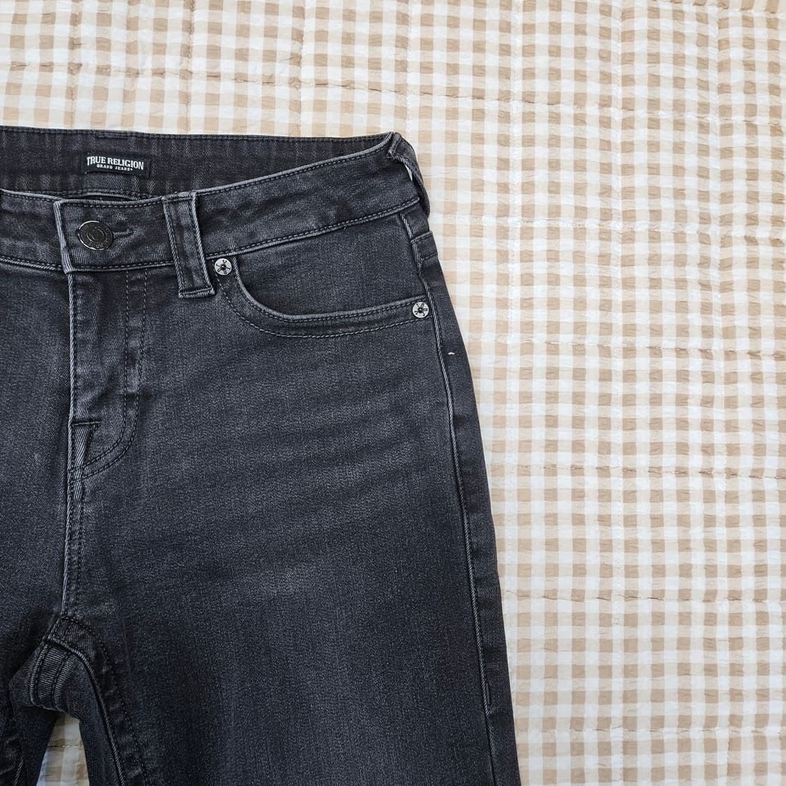 트루릴리젼 기모 스판 청바지 남자32 상품이미지3