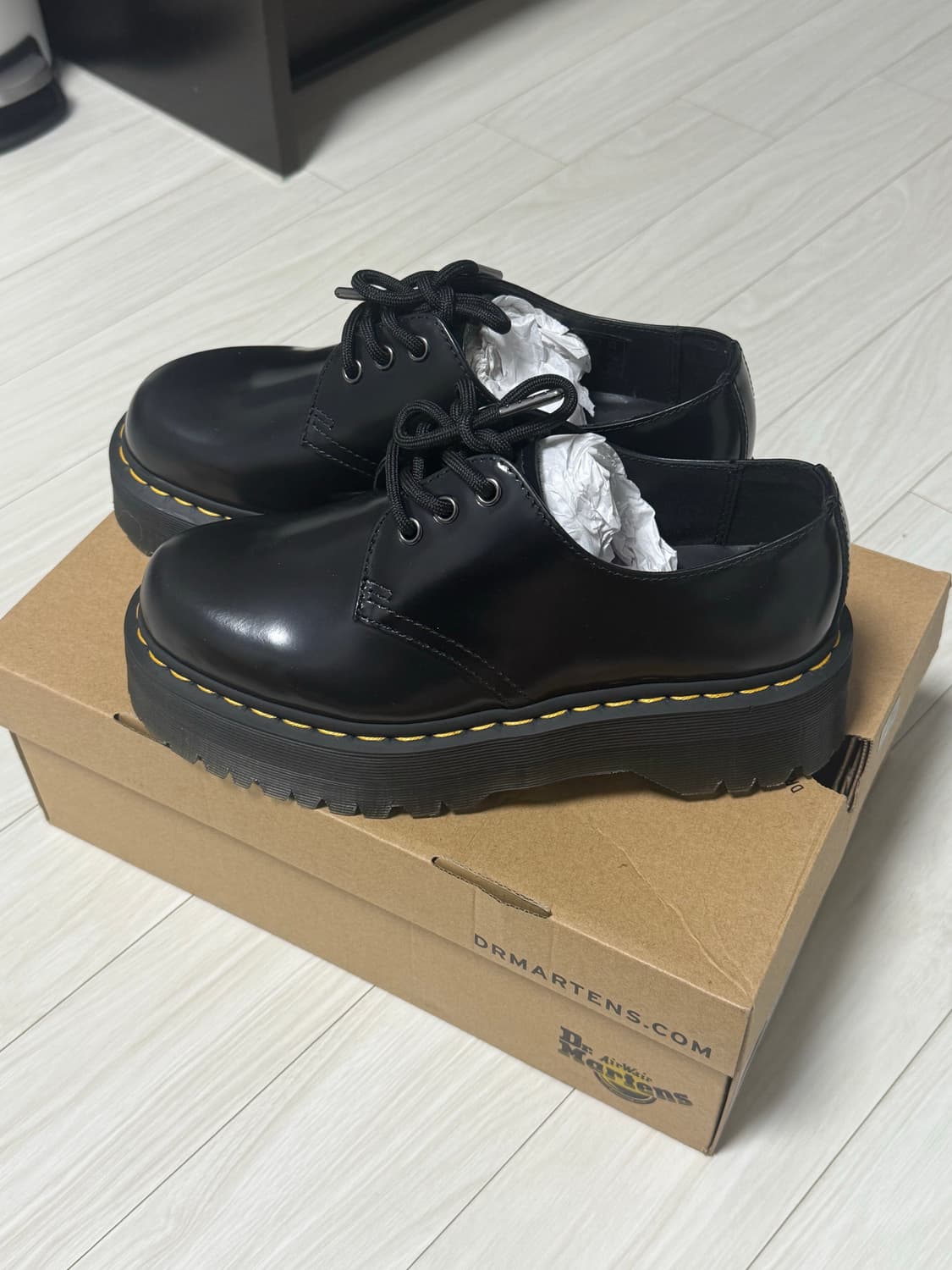 닥터마틴 1461 Quad Black 250 (UK6) 상품이미지1