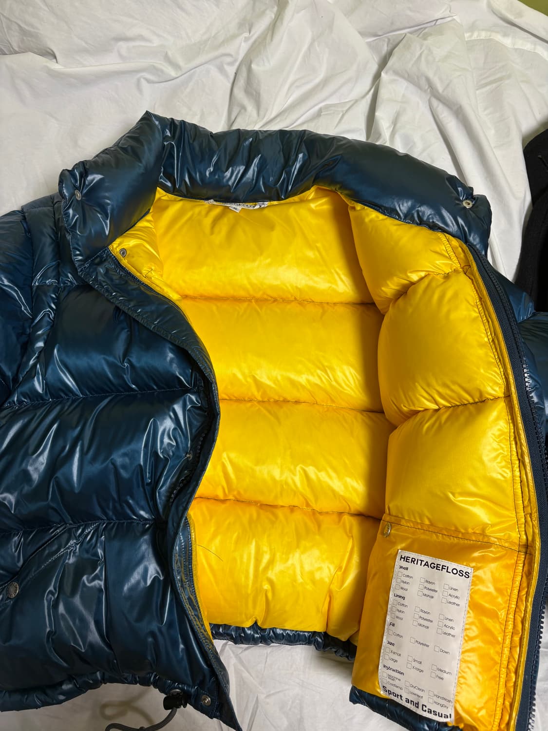 헤리티지플로스 패딩 네이비 M 상품이미지4