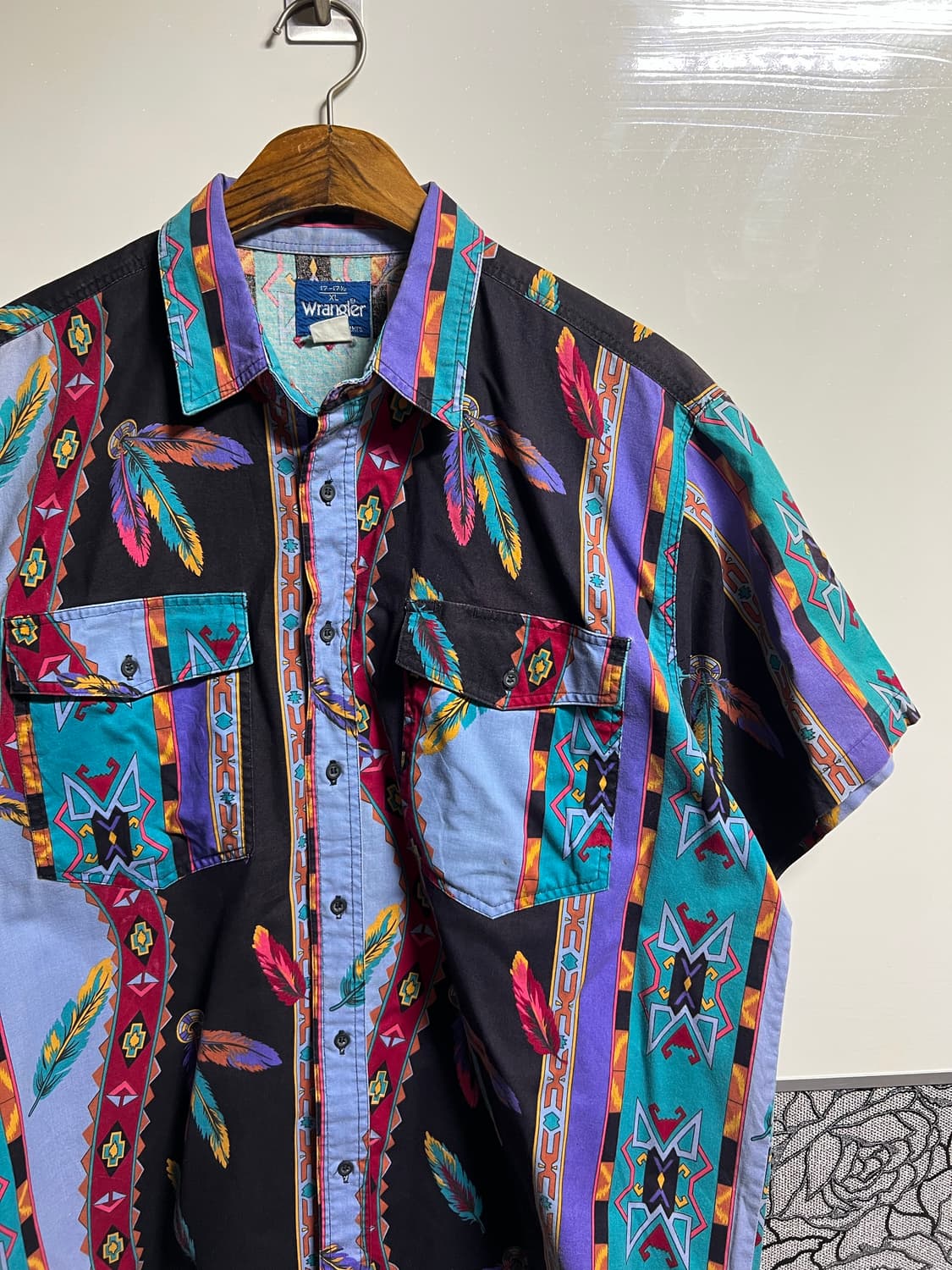 랭글러 Wrangler 웨스턴 반팔 셔츠 상품이미지2