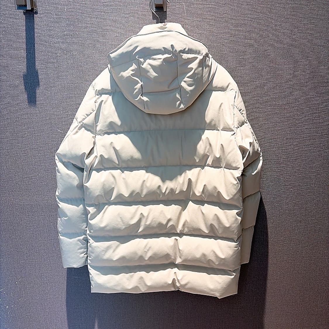 (정품/새상품) 폴앤샤크 남성 오프화이트 덕다운 패딩 파카 점퍼 상품이미지3