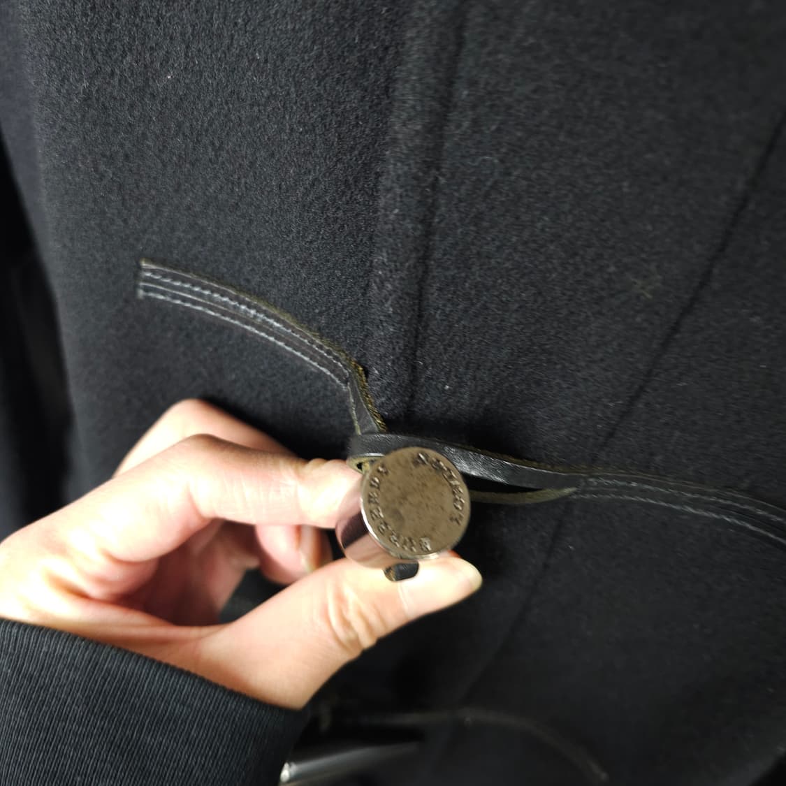 버버리 런던 캐시미어 혼방 더블코트 남자95사이즈 상품이미지5