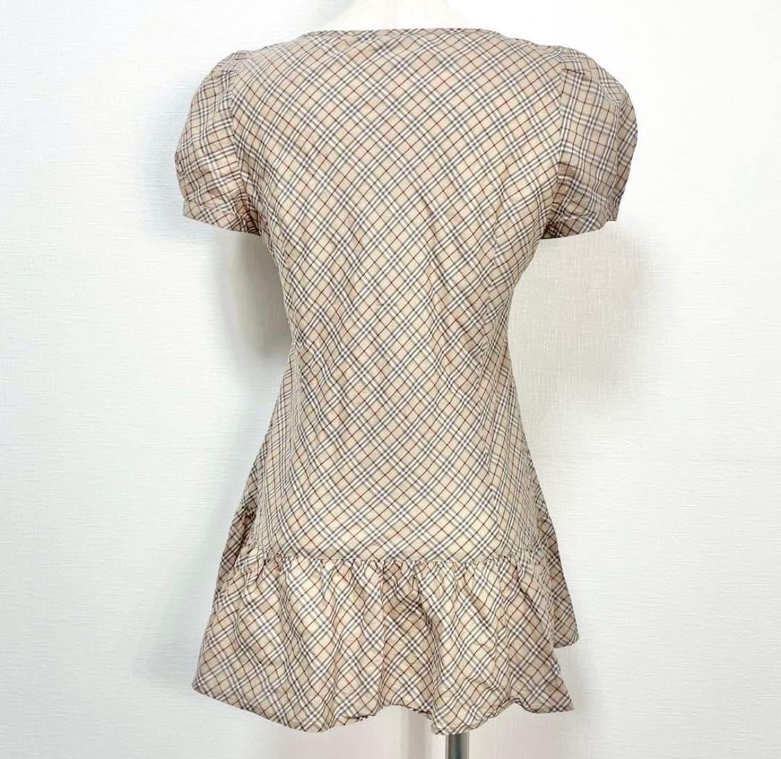 버버리 블루라벨 노바체크 프릴 원피스 상품이미지5