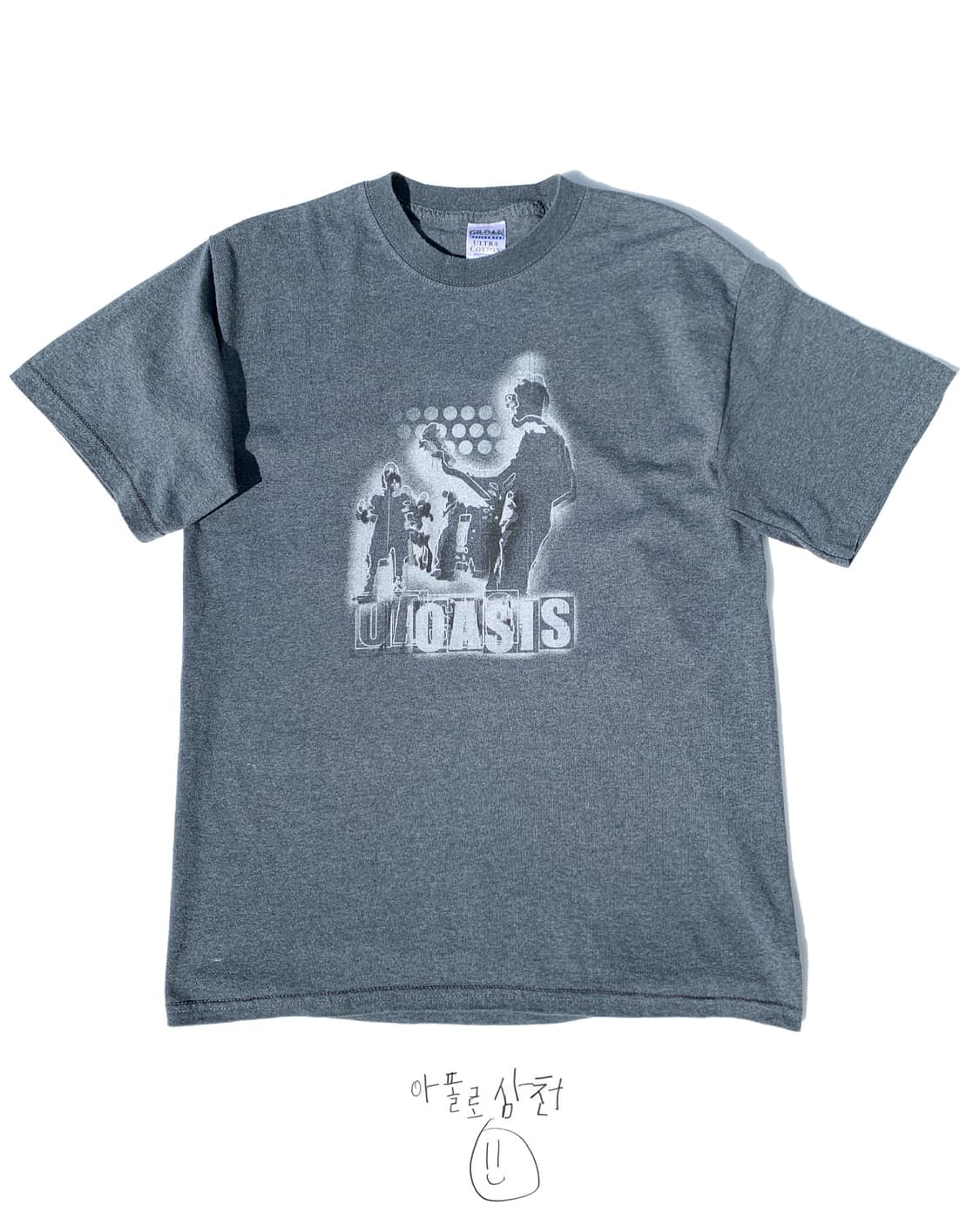 빈티지 밴드 티셔츠 oasis 오아시스 락 티셔츠 상품이미지1