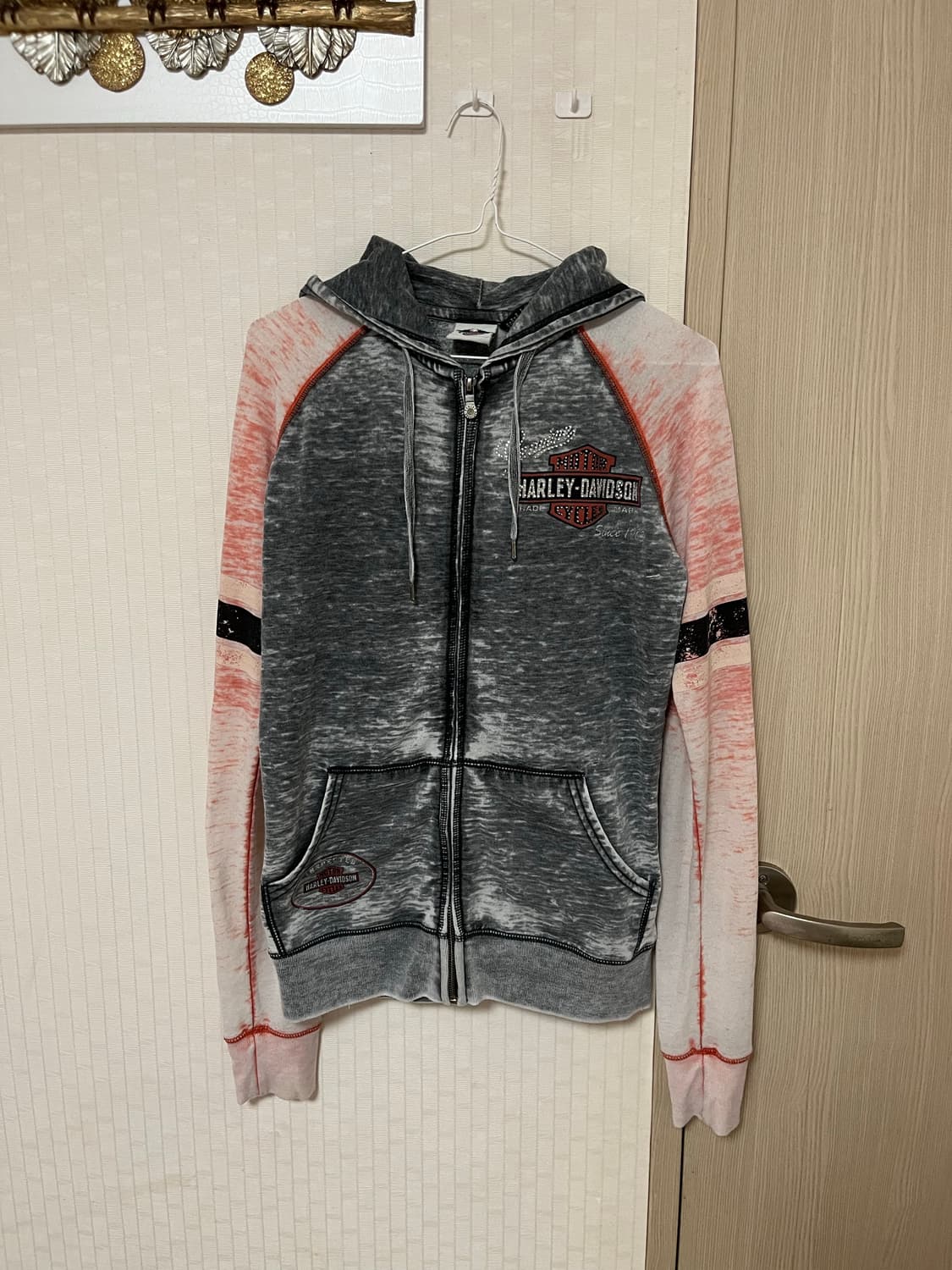 할리데이비슨 큐빅 후드집업 상품이미지1