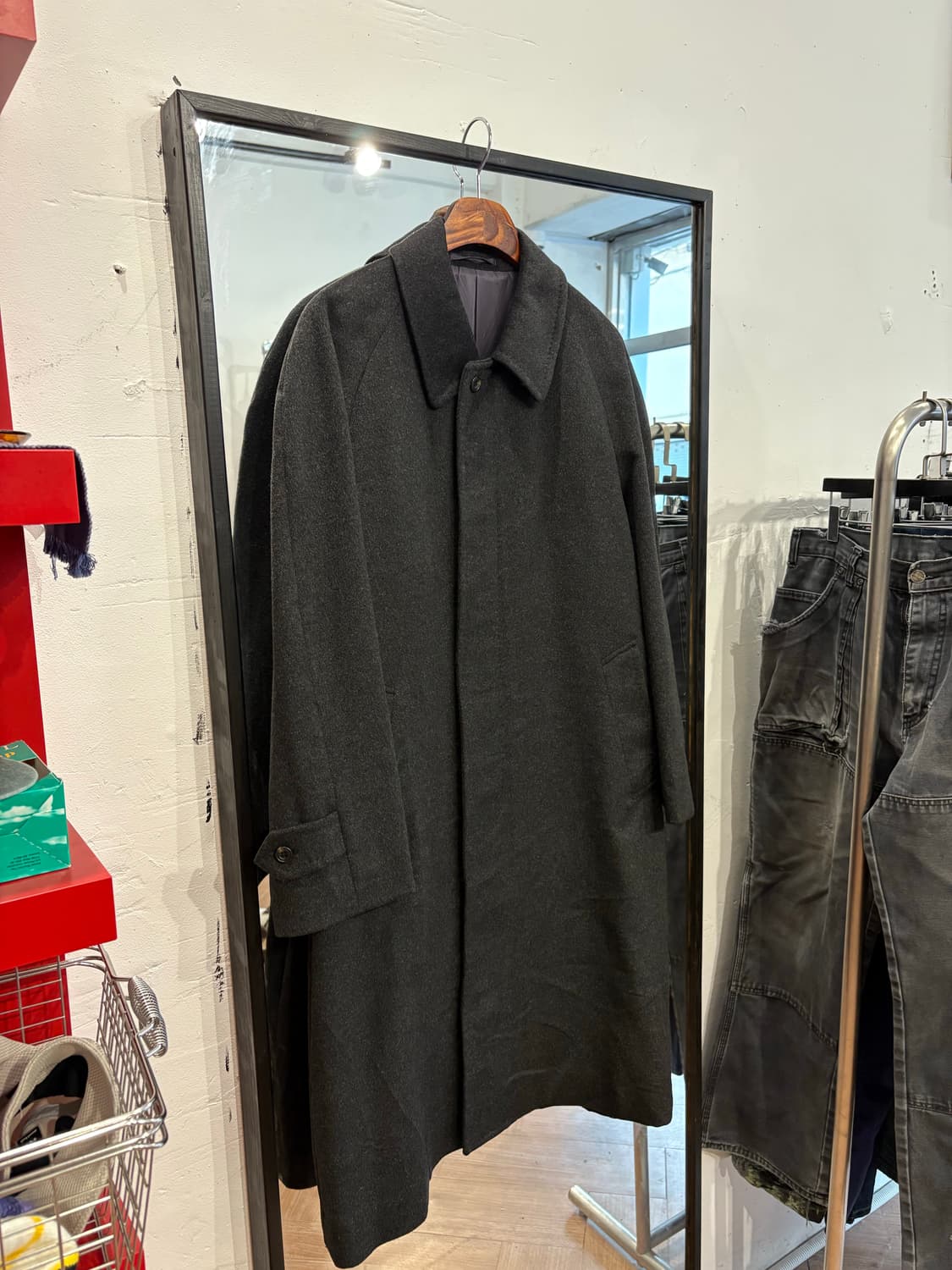 빈티지 캐시미어 코트 상품이미지1